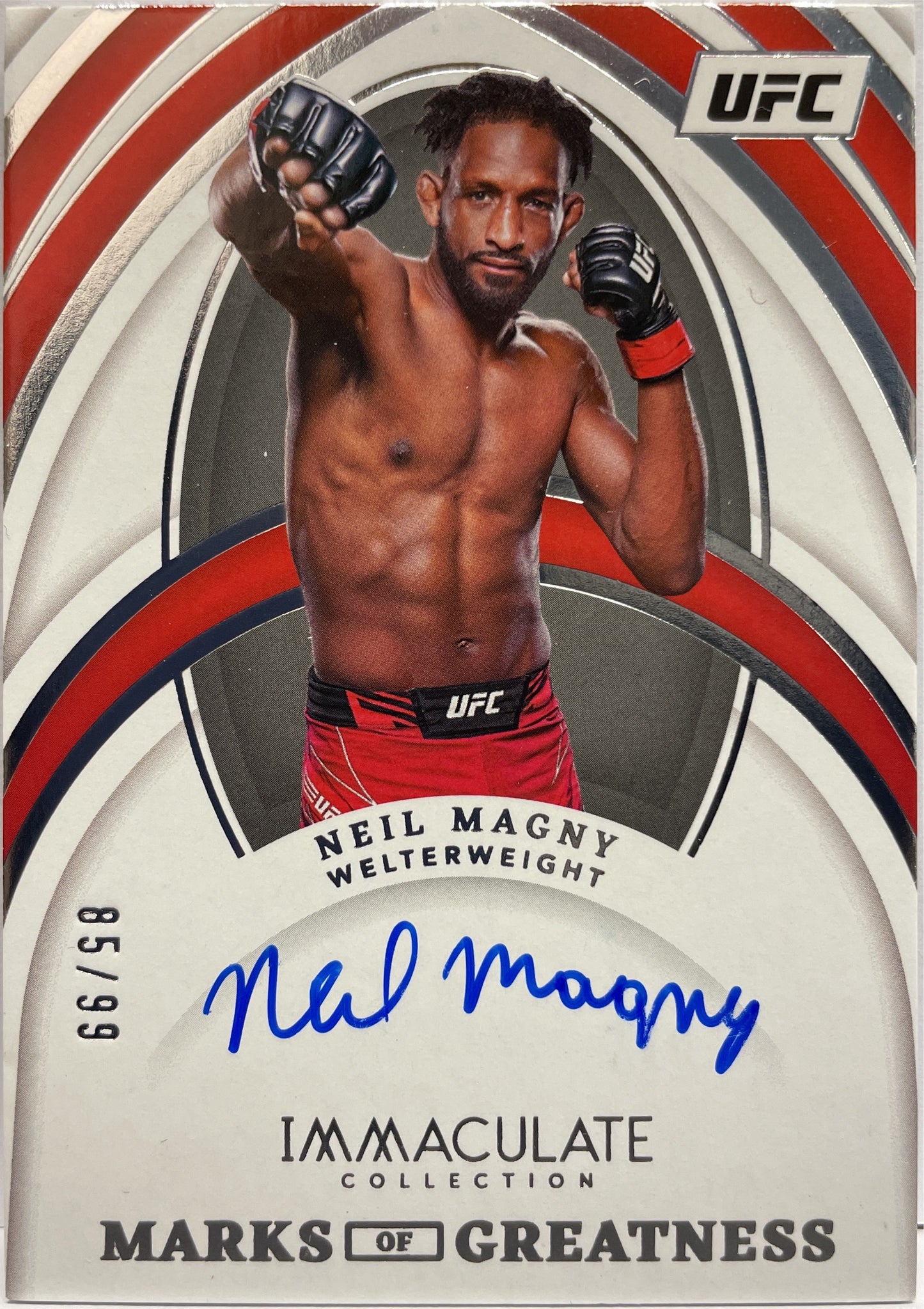 Neil Magny 85/99 Autograph Marks Of Greatness Immaculate UFC 2022