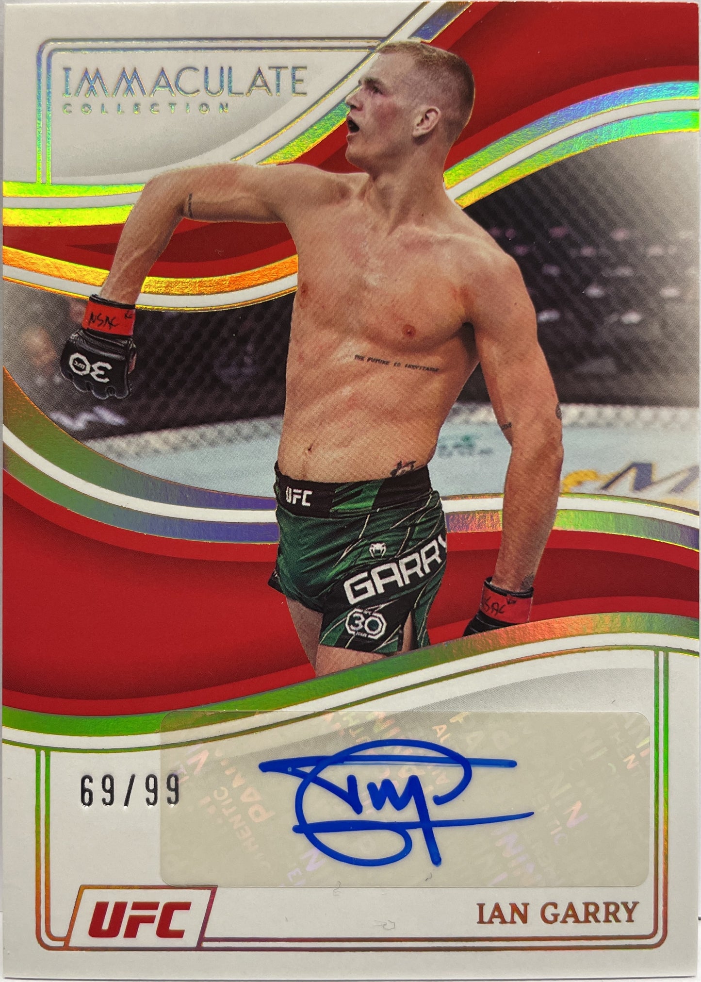Ian Garry 69/99 Autograph Immaculate UFC 2023