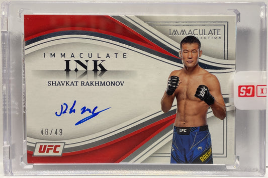 Shavkat Rakhmonov 48/49 Autograph Immaculate UFC 2023