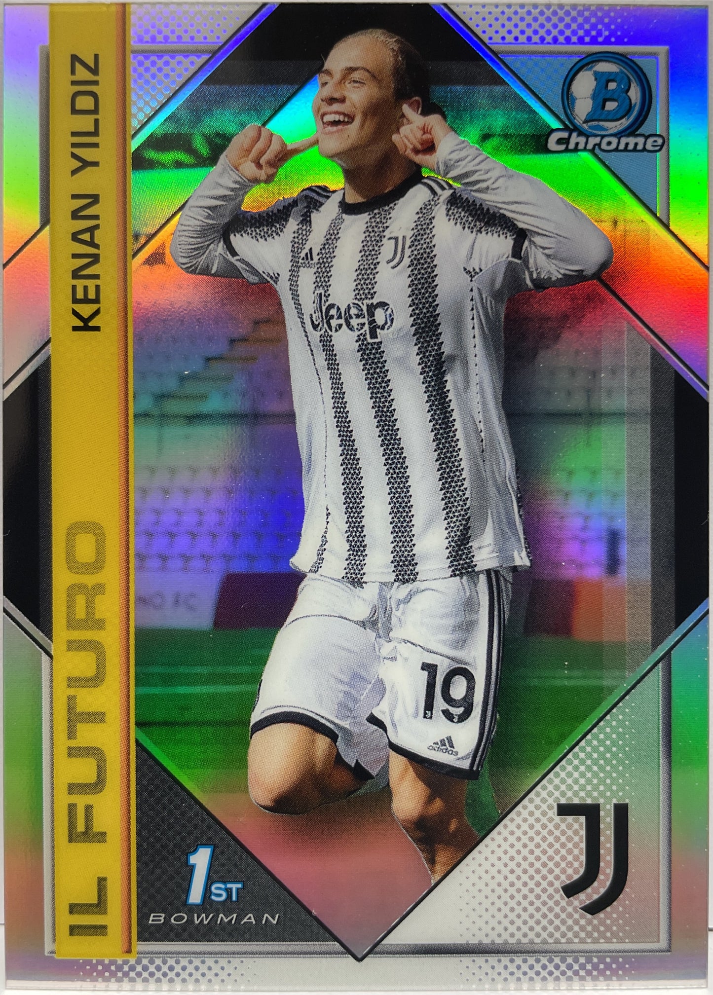 Kenan Yildiz Il Futuro 1ST Bowman Topps Chrome Juventus 2022/23