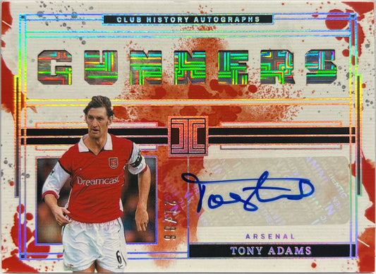 Tony Adams 21/86 Autograph Club History Impeccable Premier League 2024/25