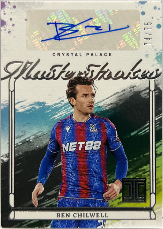 Ben Chilwell 74/75 Autograph Masterstrokes Impeccable Premier League 2024/25