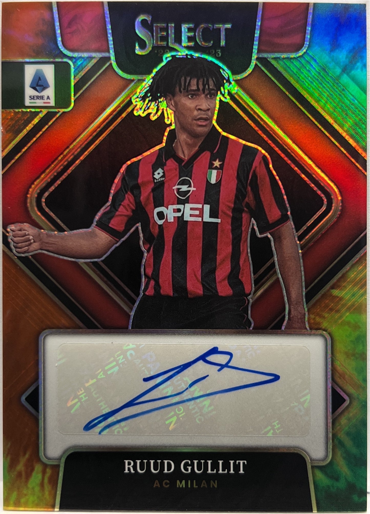 Ruud Gullit 1/15 Autograph Tie Dye Select Serie A 2022/23