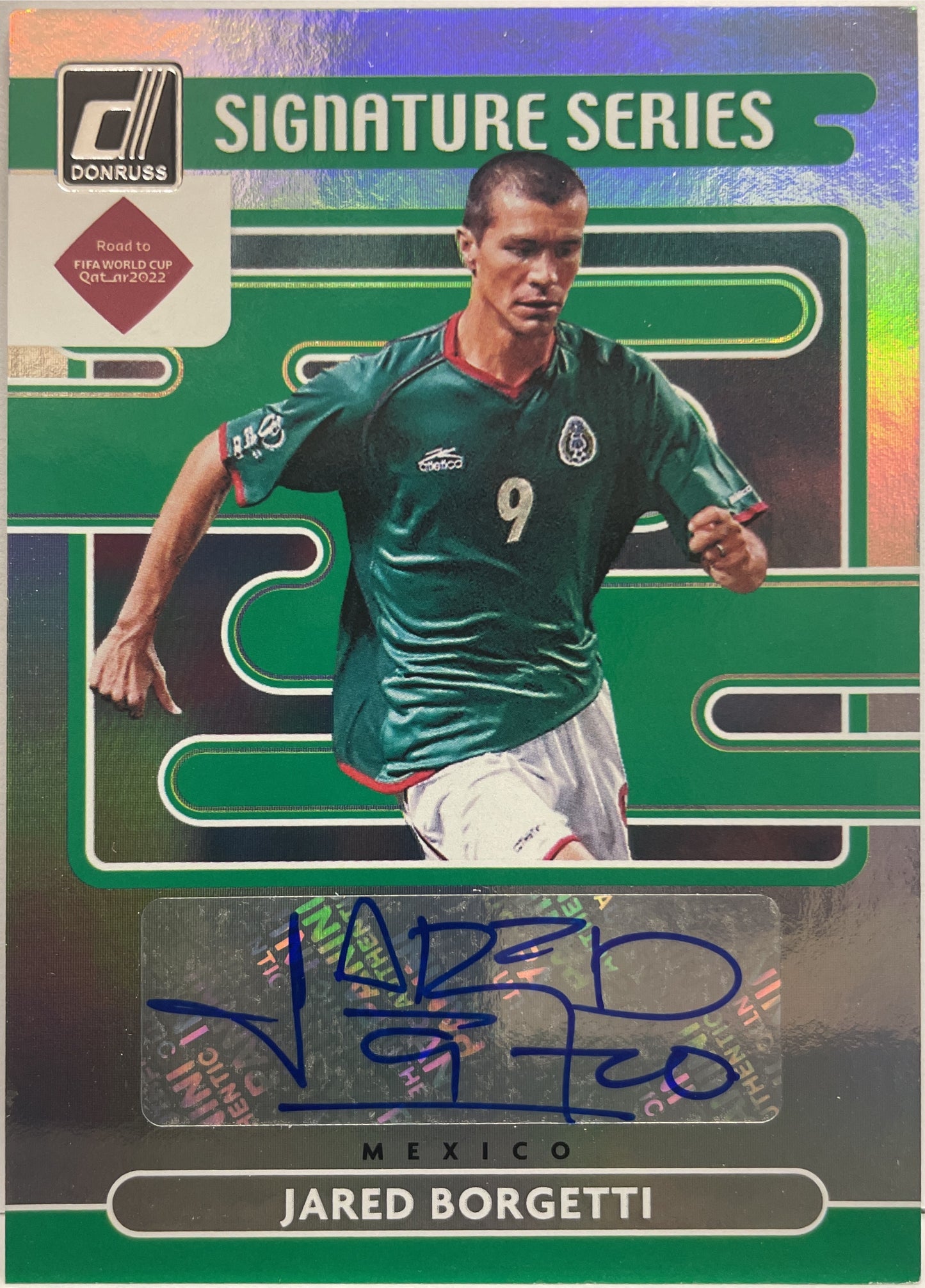 Jared Borgetti Autograph Signature Series Donruss Fifa 2021/22