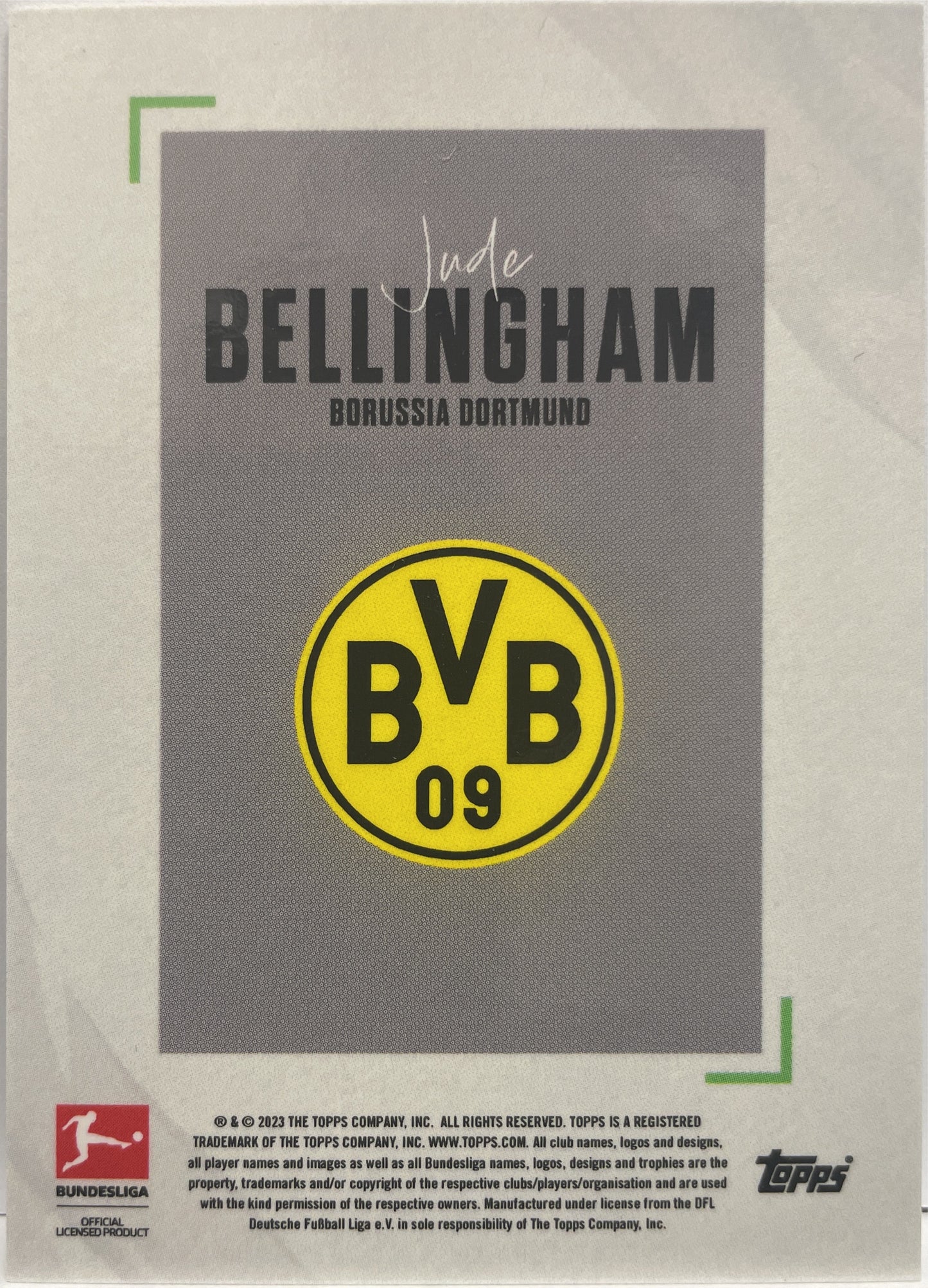Jude Bellingham 68/99 Topps Bundesliga Stars Of The Season 2022/23