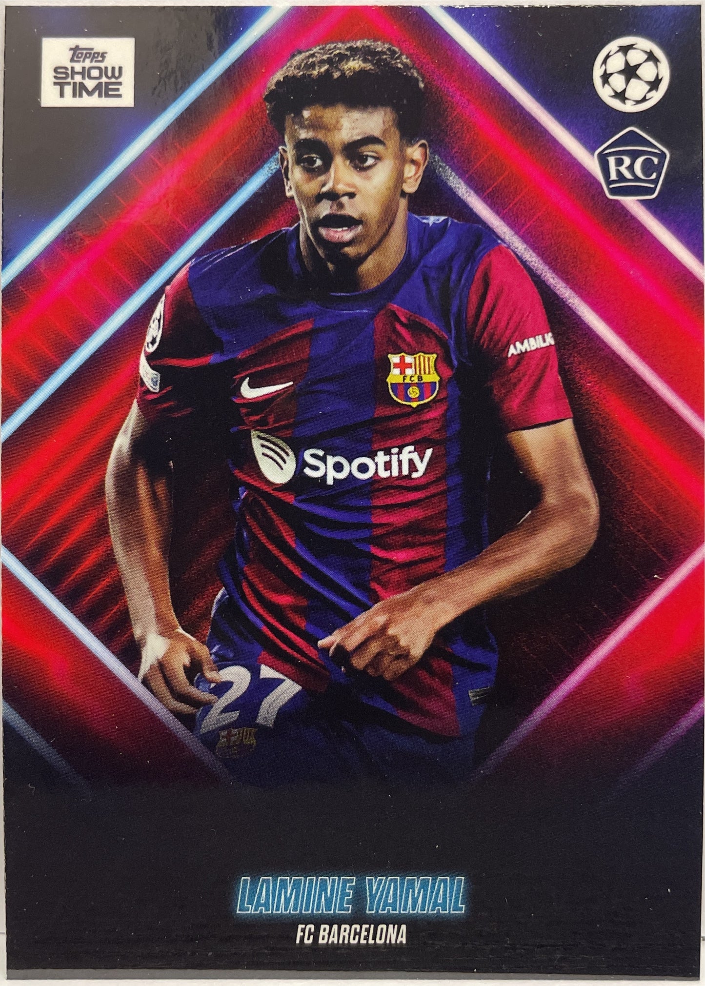 Lamine Yamal Rookie Showcase Topps Showtime 2023/24
