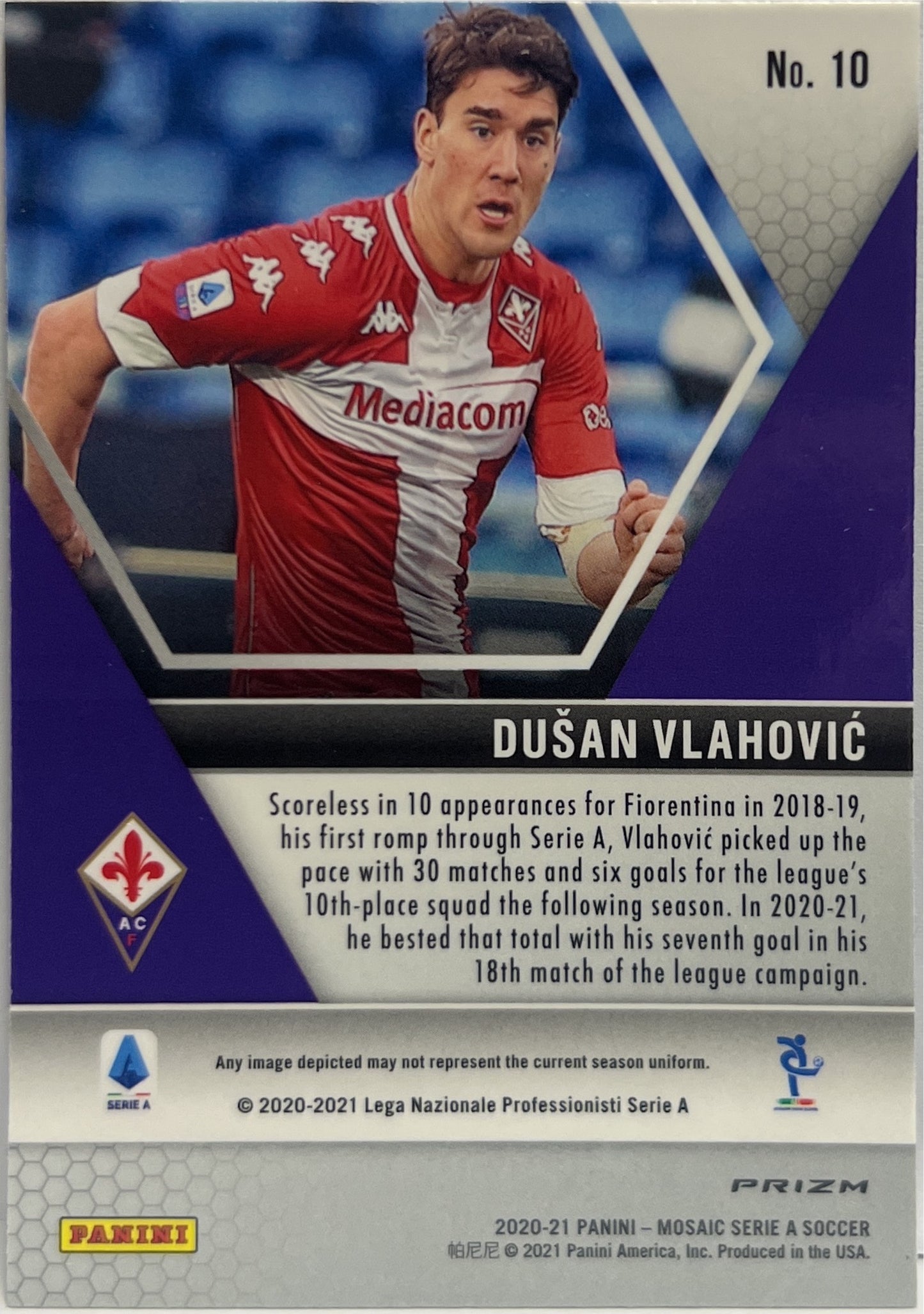 Dusan Vlahovic Peacock Mosaic Serie A 2020/21