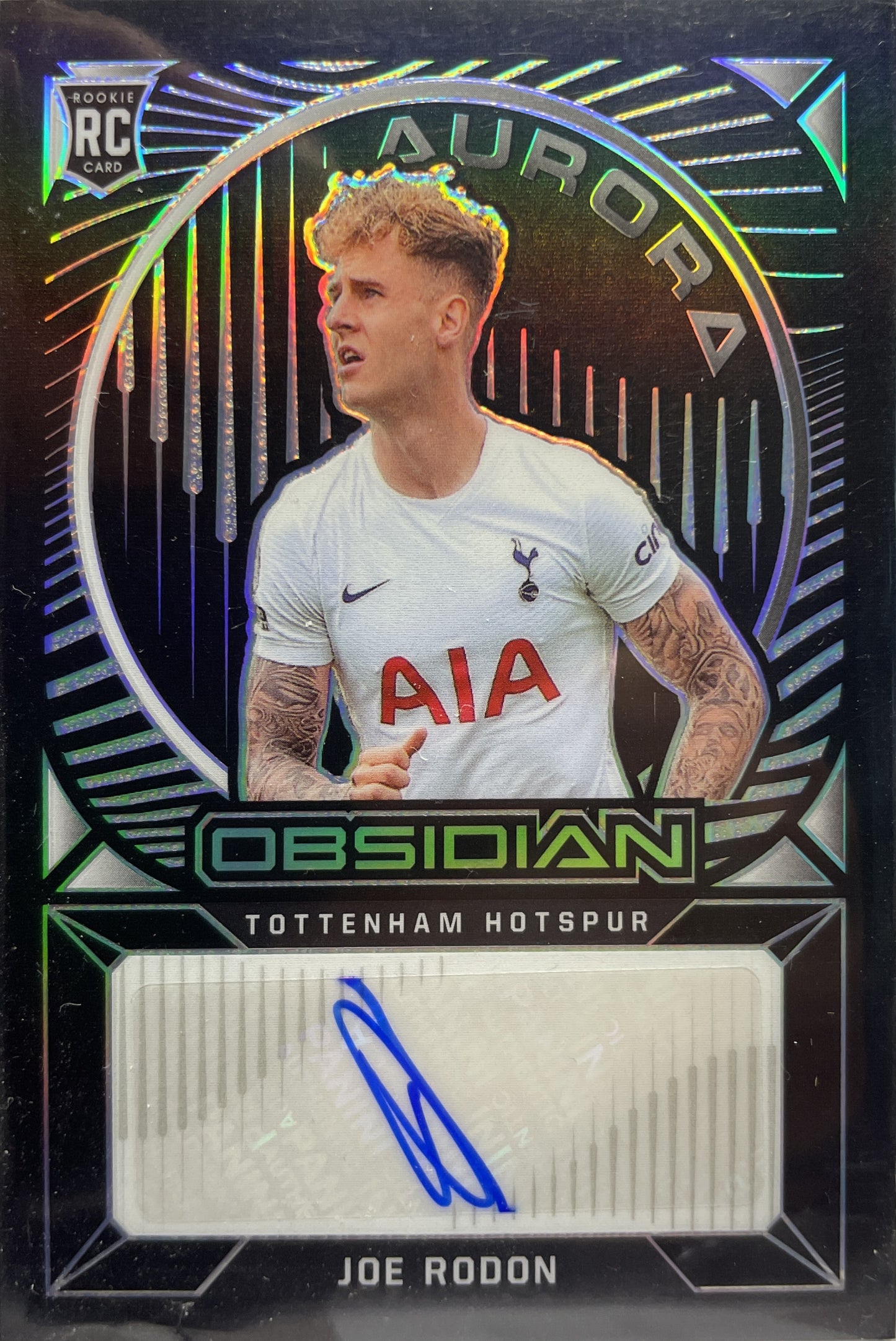 Joe Rodon 126/149 Autograph Aurora Obsidian 2021/22