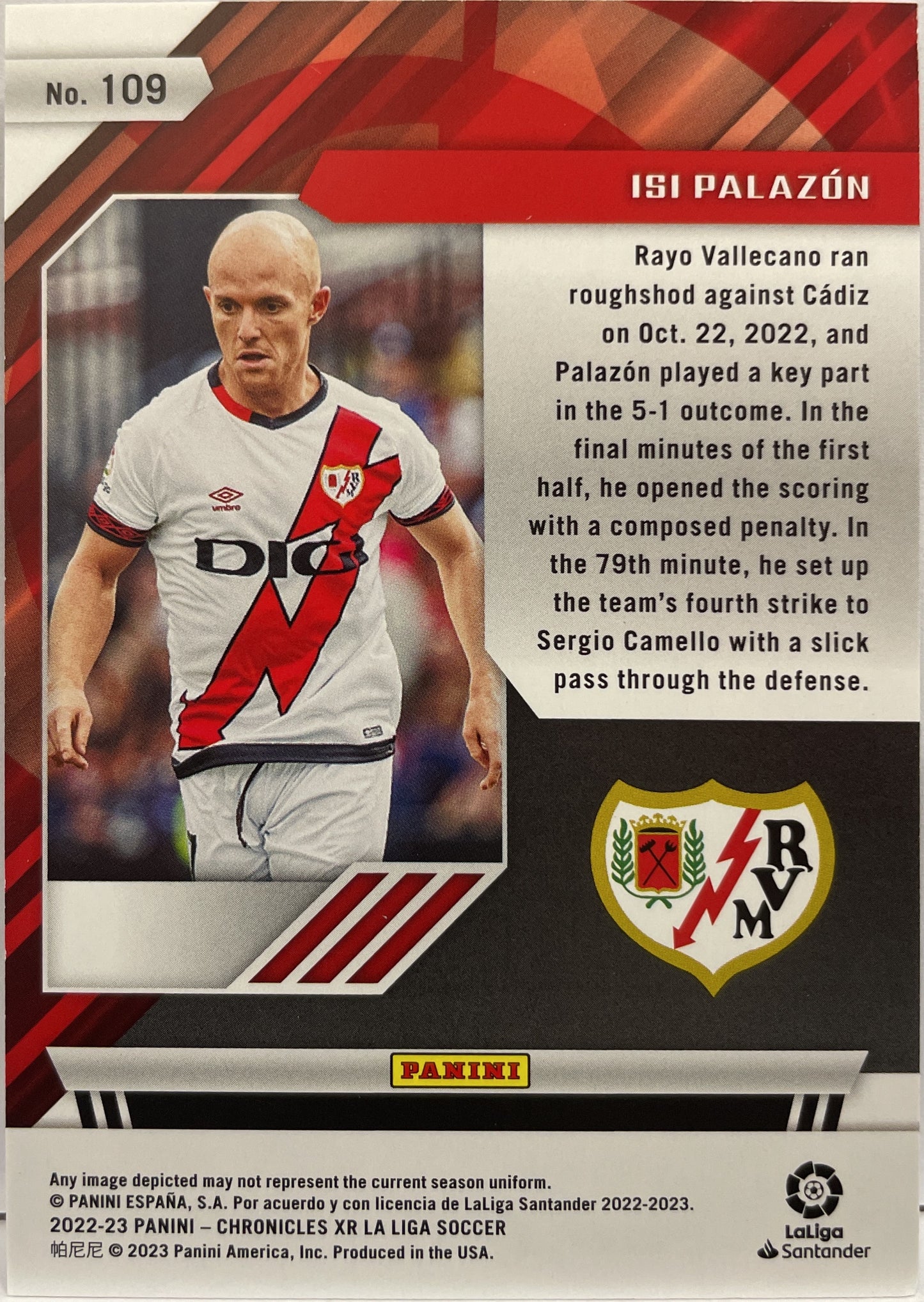 Isi Palazun 11/16 Rookie XR Panini Chronicles 2022/23