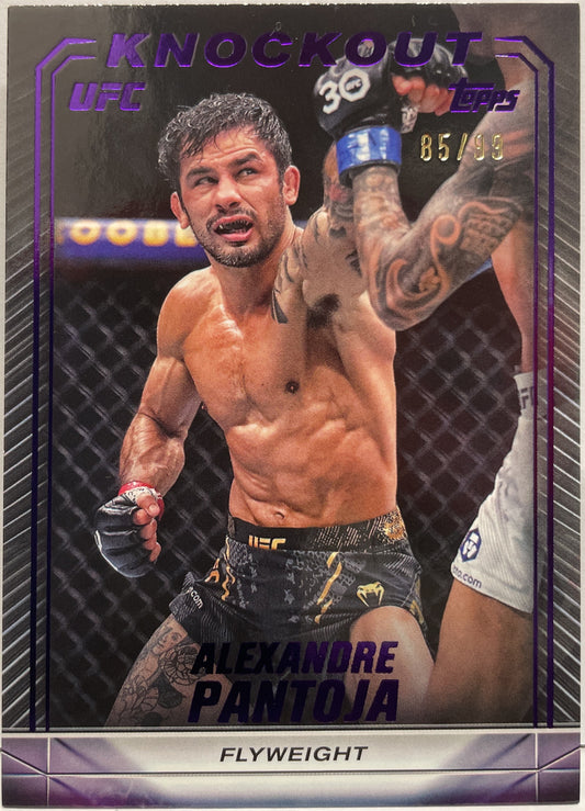Alexandre Pantoja 85/99 Purple Topps Knockout UFC 2024