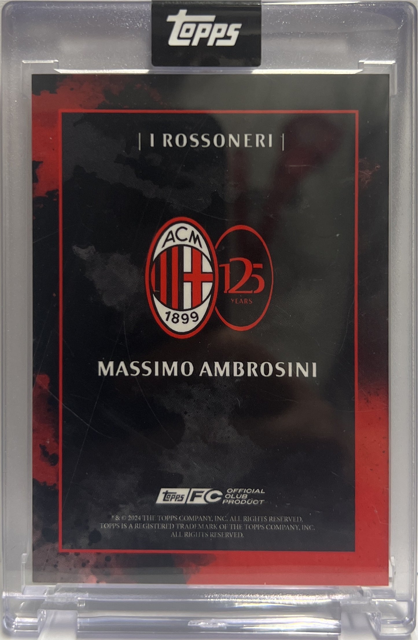 Massimo Ambrosini 2/10 I Rossoneri Topps AC Milan 125 Anniversary 2025