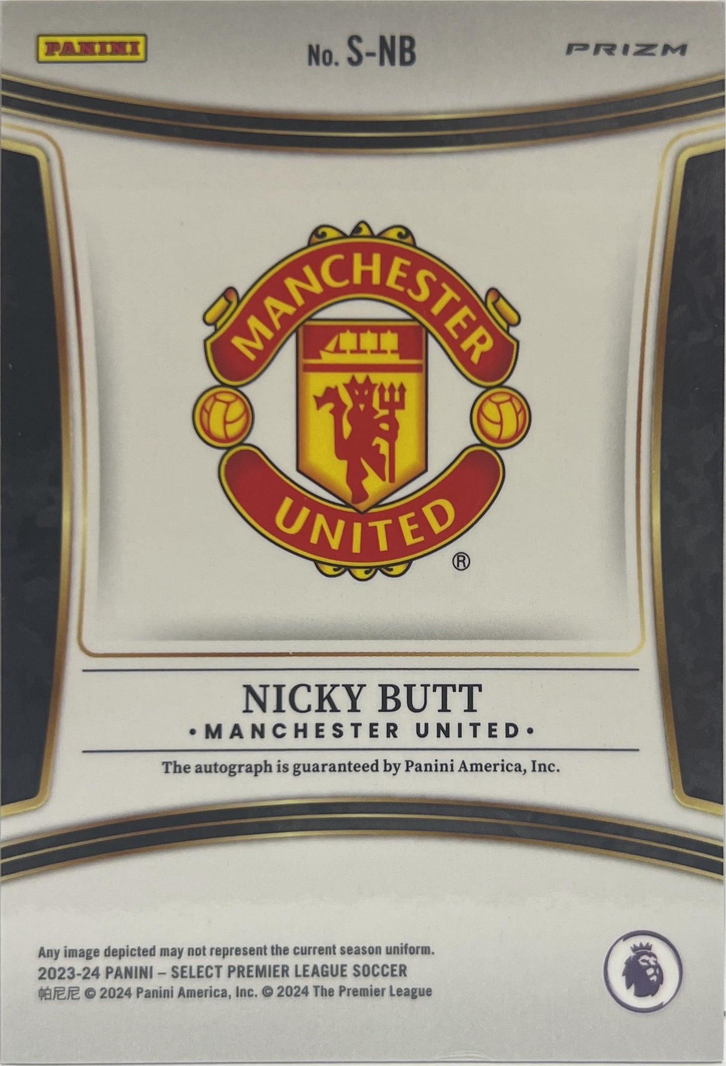 Nicky Butt Autograph Signatures Select Premier League 2023/24