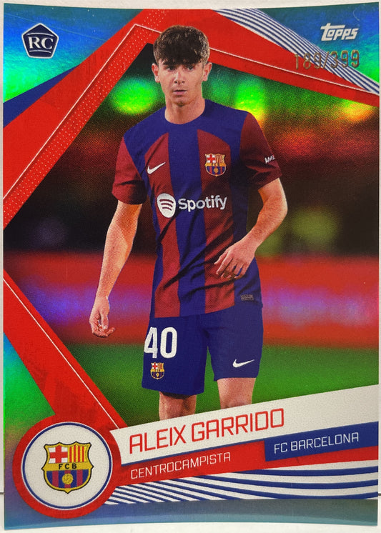Aleix Garrido 189/399 Rookie Topps FC Barcelona Fan Set 2022/23