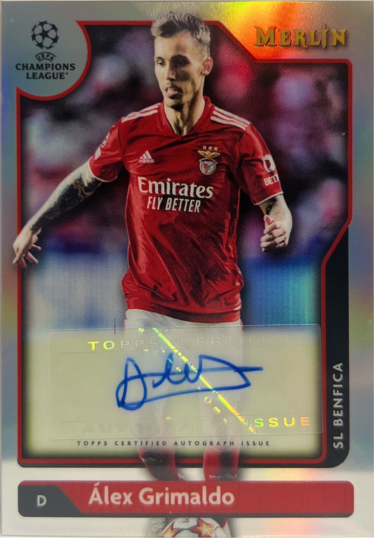 Alex Grimaldo Autograph Merlin Chrome 2021/22