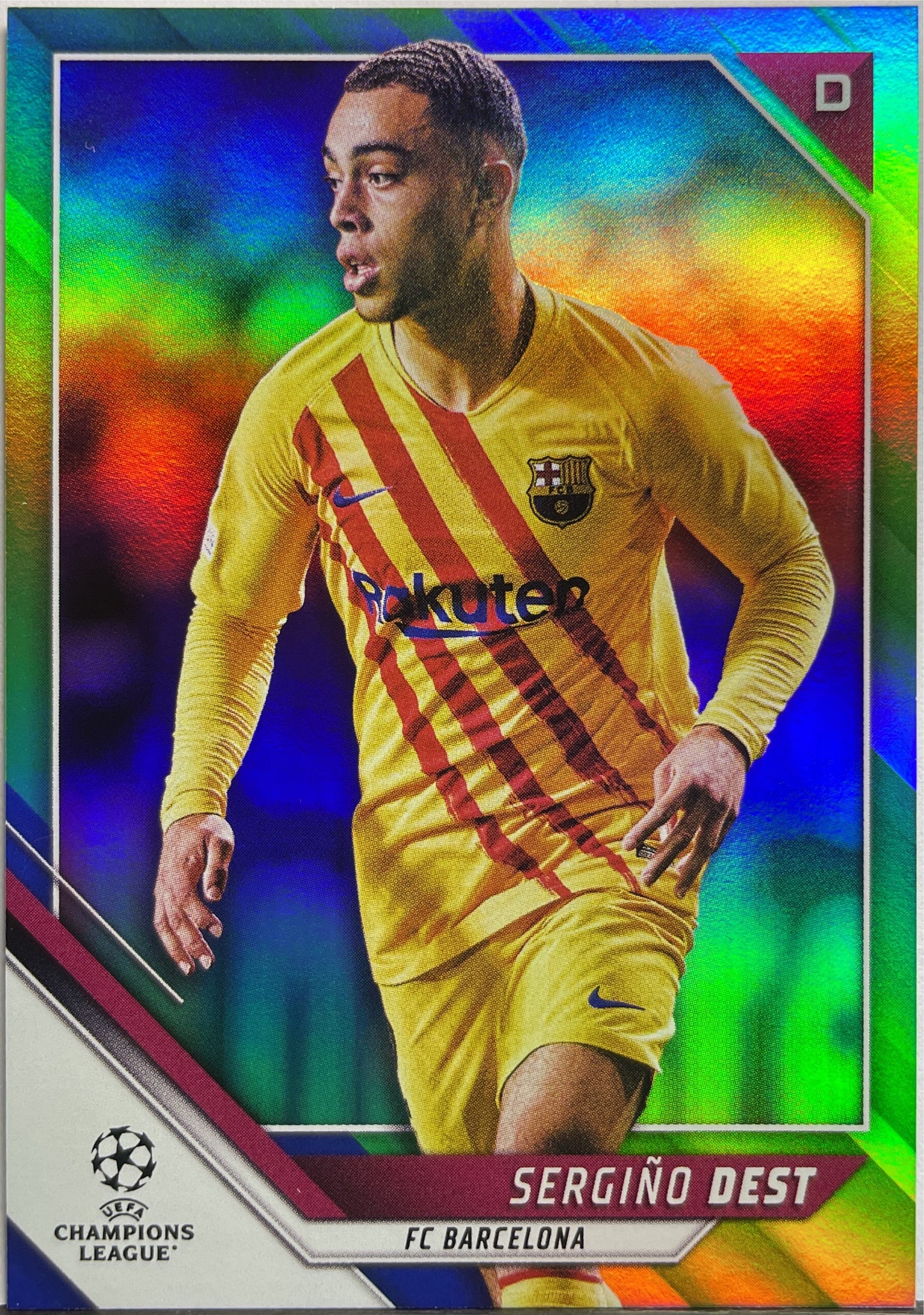 Sergino Dest 69/199 Topps UCL 2021/22