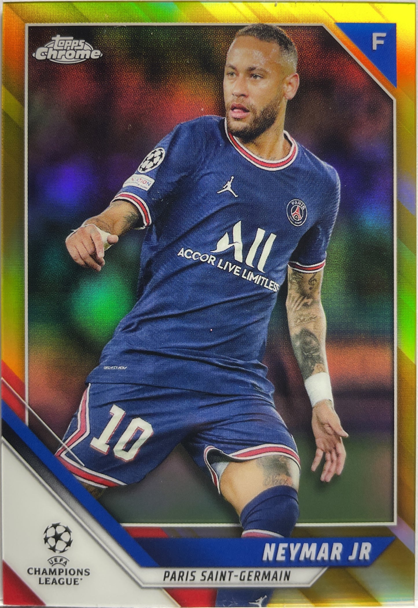 Neymar 42/50 Topps Chrome 2022/2023