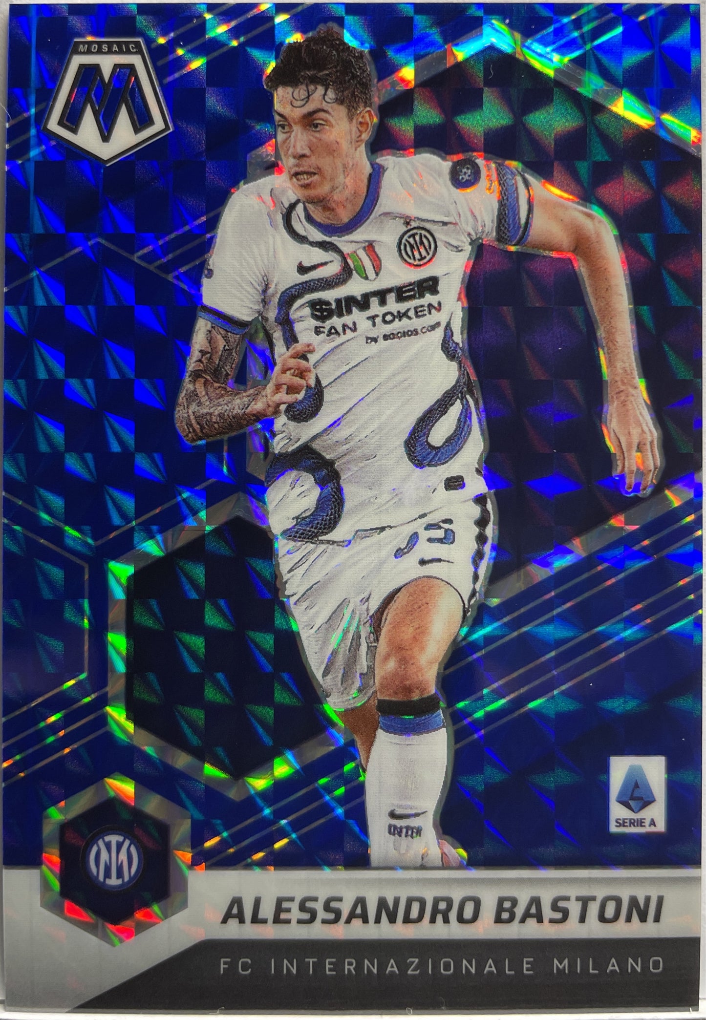 Alessandro Bastoni 56/99 Blue Mosaic Serie A 2021/22