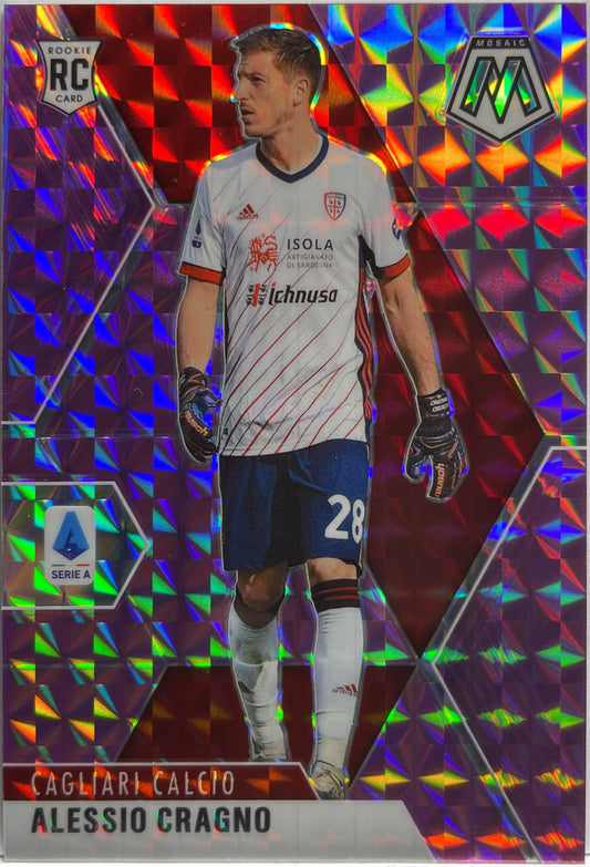 Alessio Cragno 48/49 Purple Rookie Mosaic Serie A 2020/21