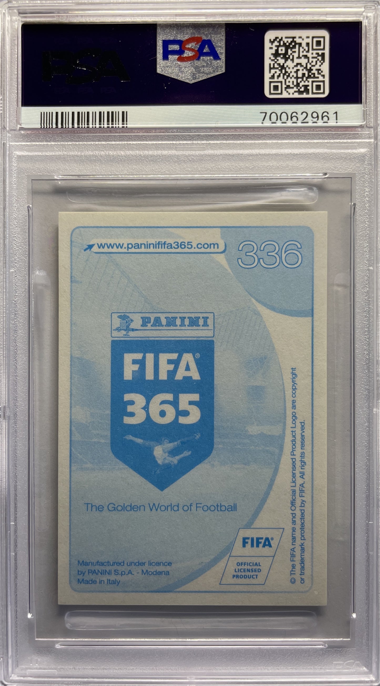 PSA 9 - Dusan Vlahovic Rookie - Fifa 365 Sticker 2016