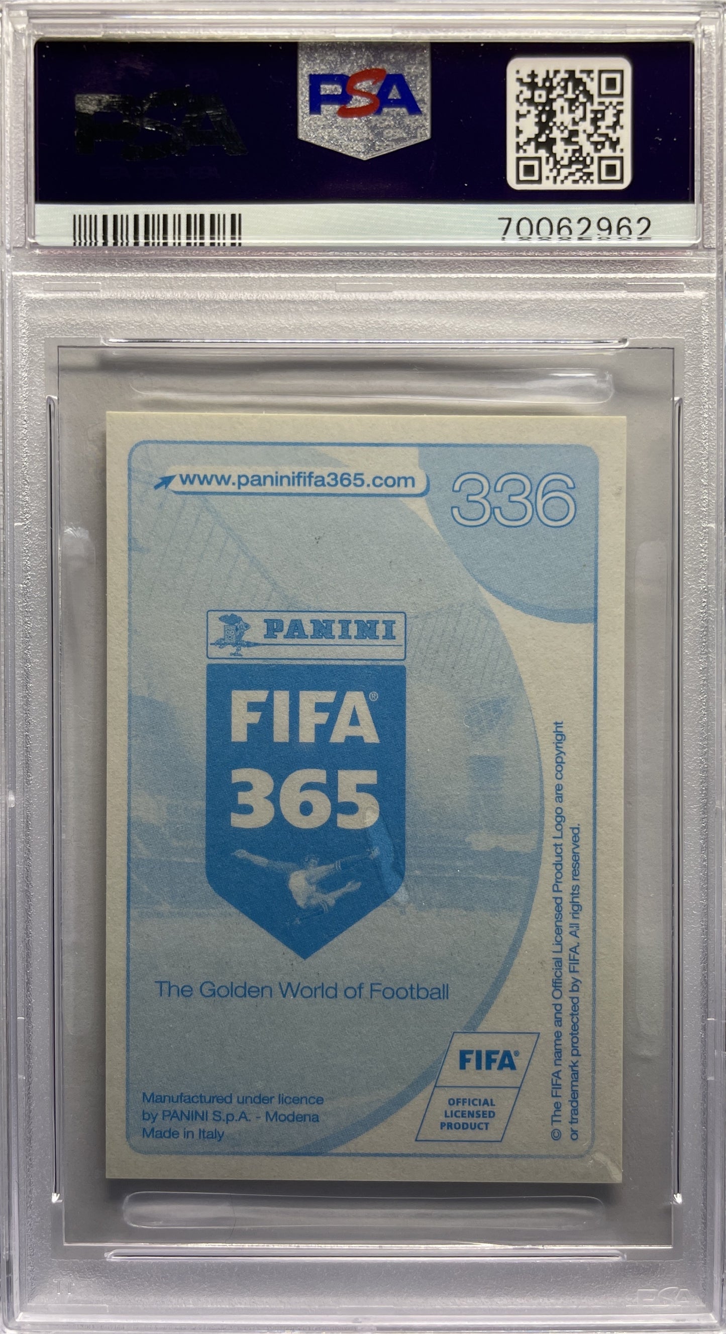 PSA 10 - Dusan Vlahovic Rookie - Fifa 365 Sticker 2016