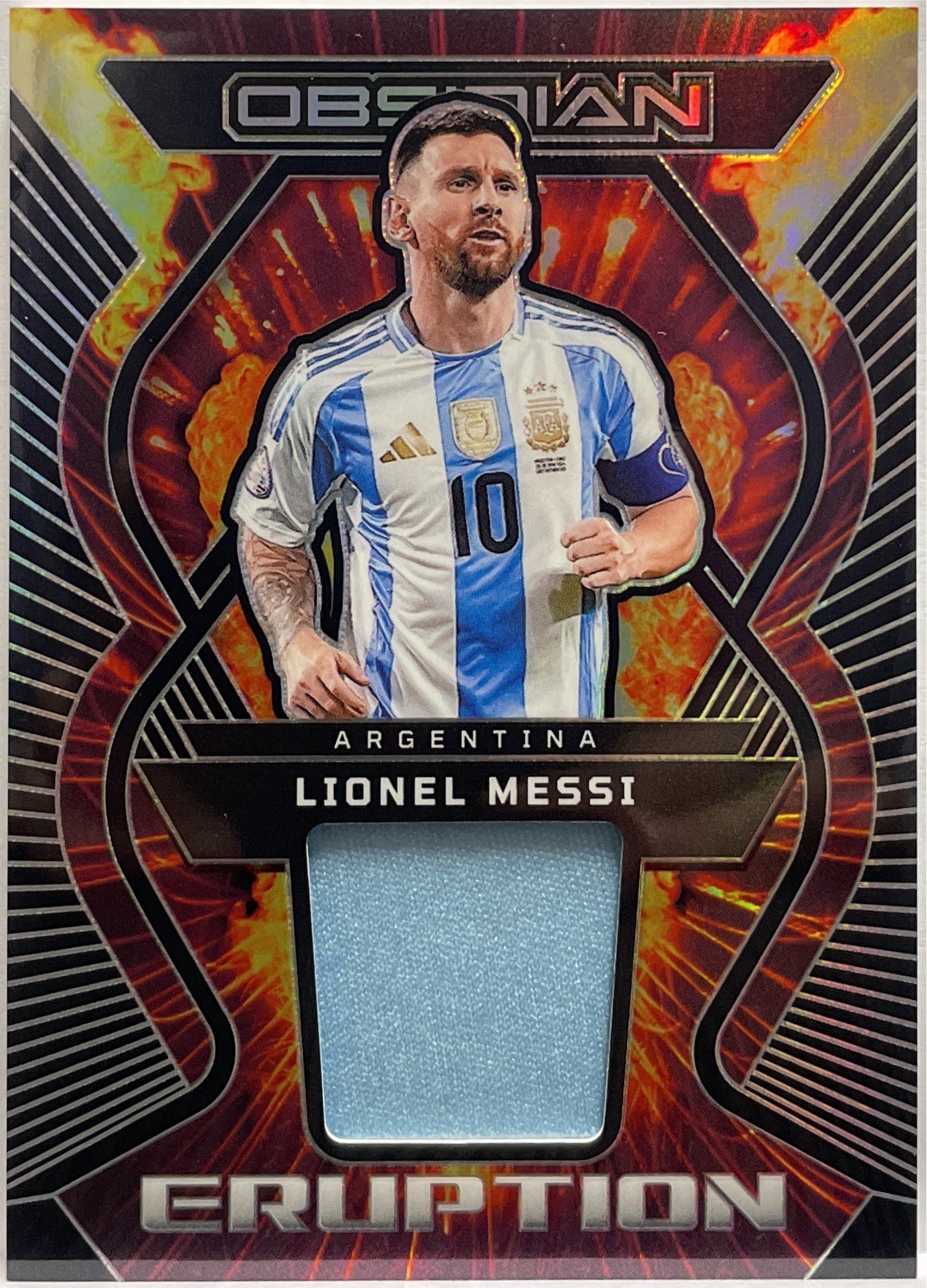 Lionel Messi 1/199 Patch Eruption Obsidian 2023/24