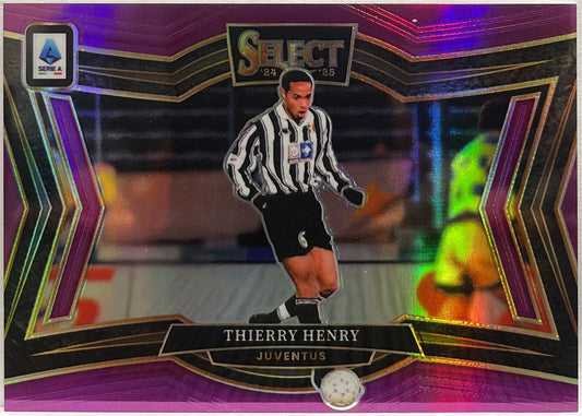 Thierry Henry 12/49 Field Level Purple Select Serie A 2024/25