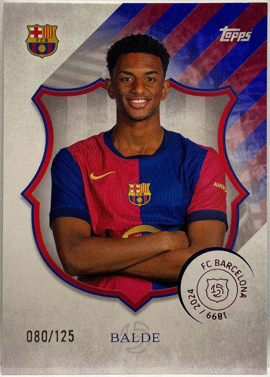Balde 80/125 Topps Barcelona 125 2024/25