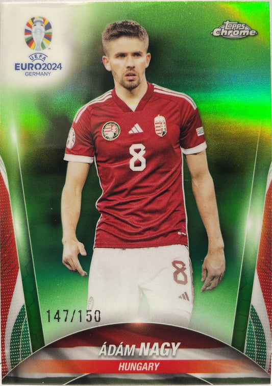 Adam Nagy 147/150 Neon Green Topps Chrome Euro 2024