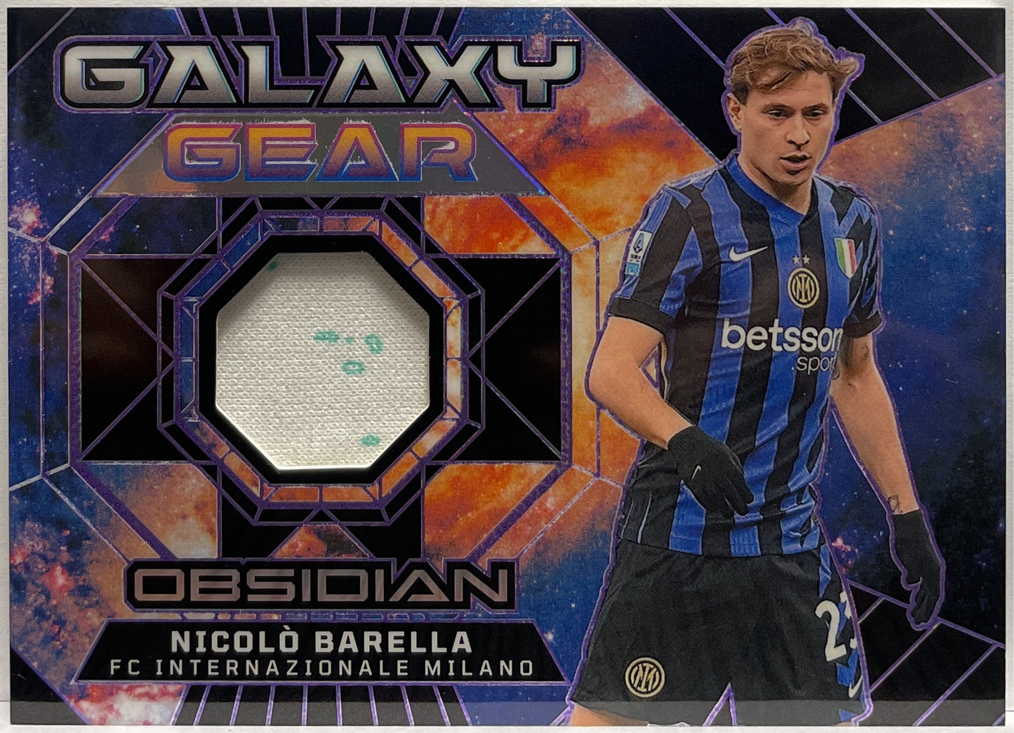 Nicolo Barella 8/25 Patch Galaxy Gear Obsidian 2024/25