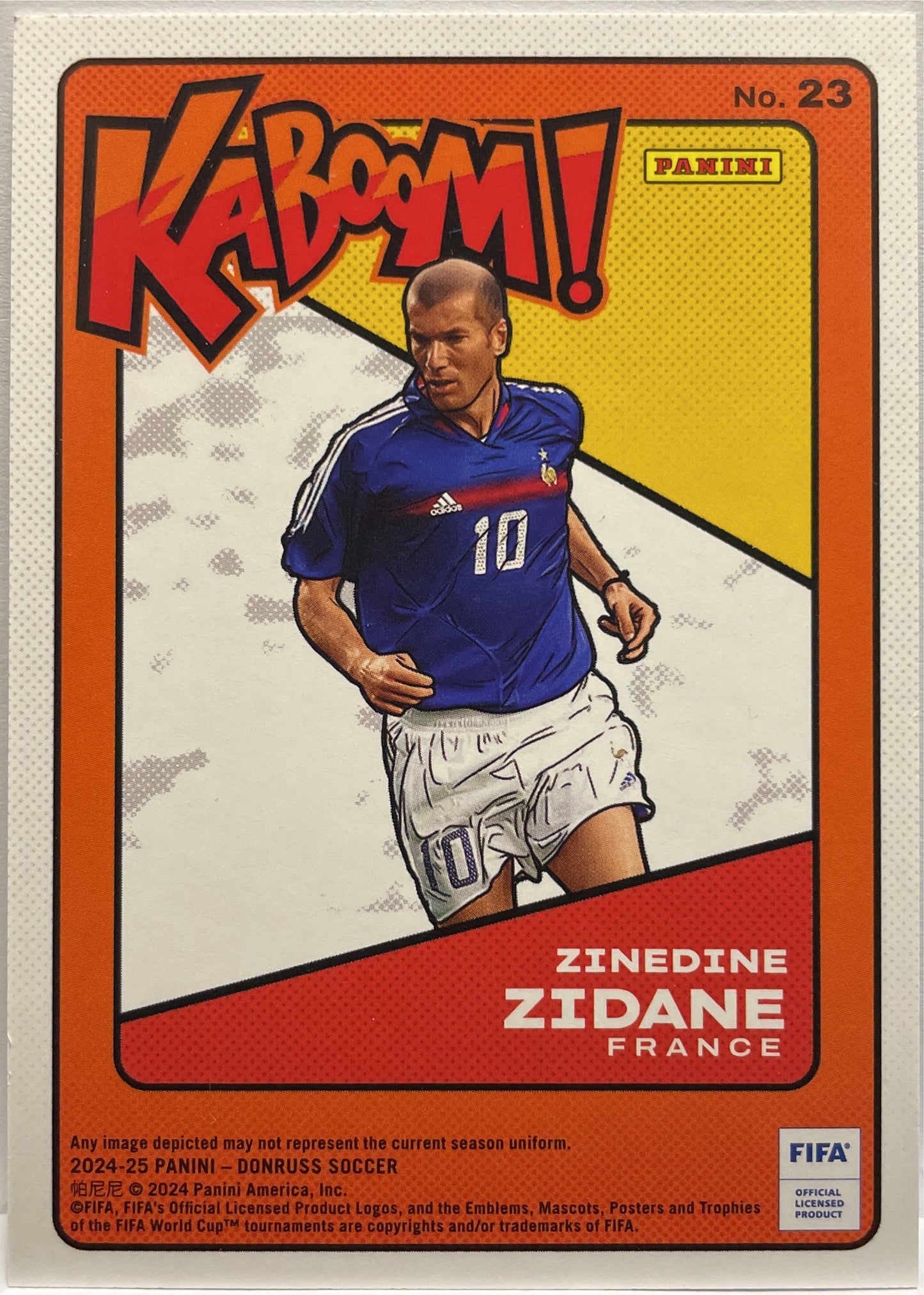 Zinedine Zidane Kaboom Donruss Fifa 2024/25