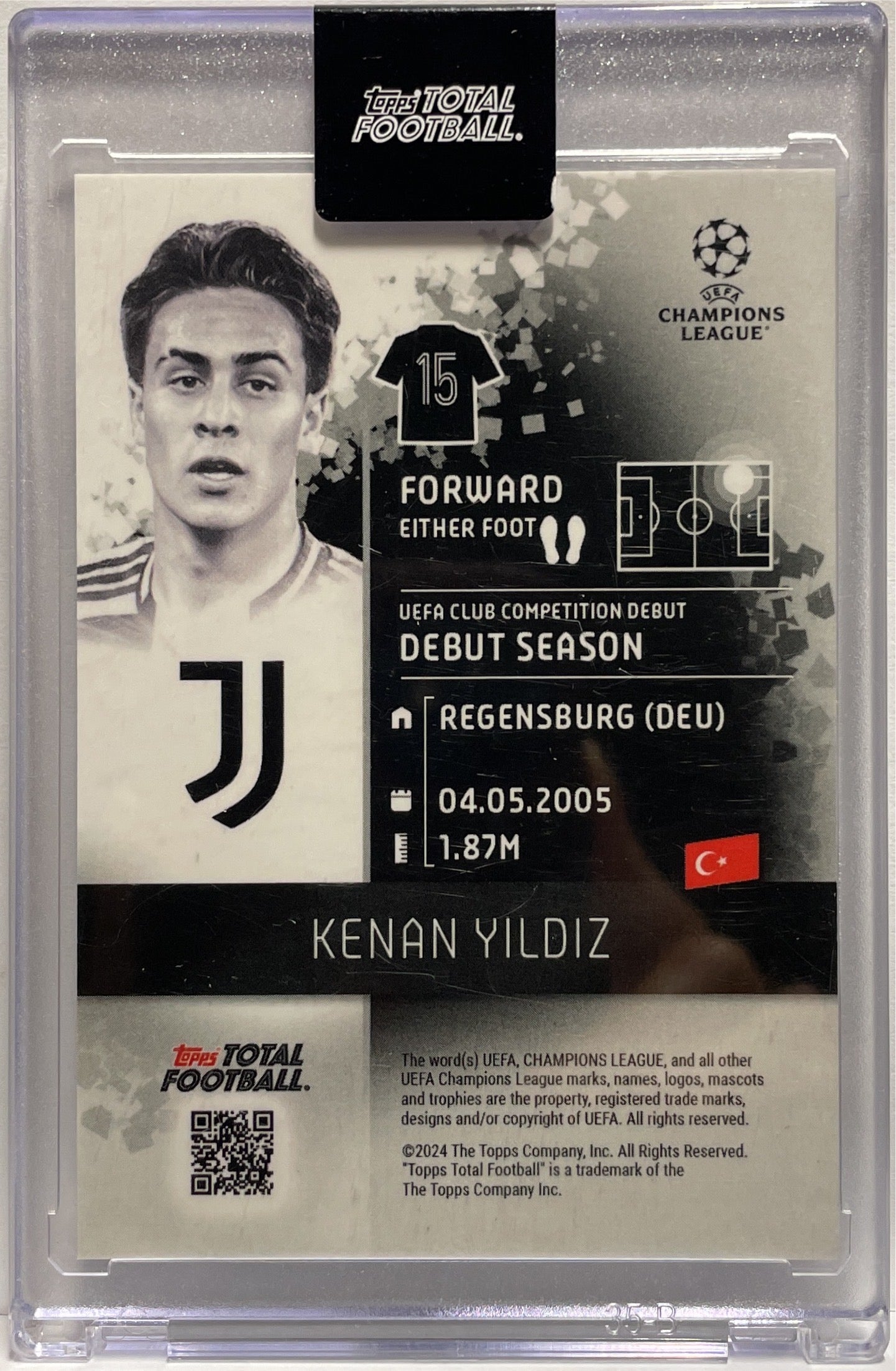 Kenan Yildiz 49/99 Collector Topps Total Football 2023/24