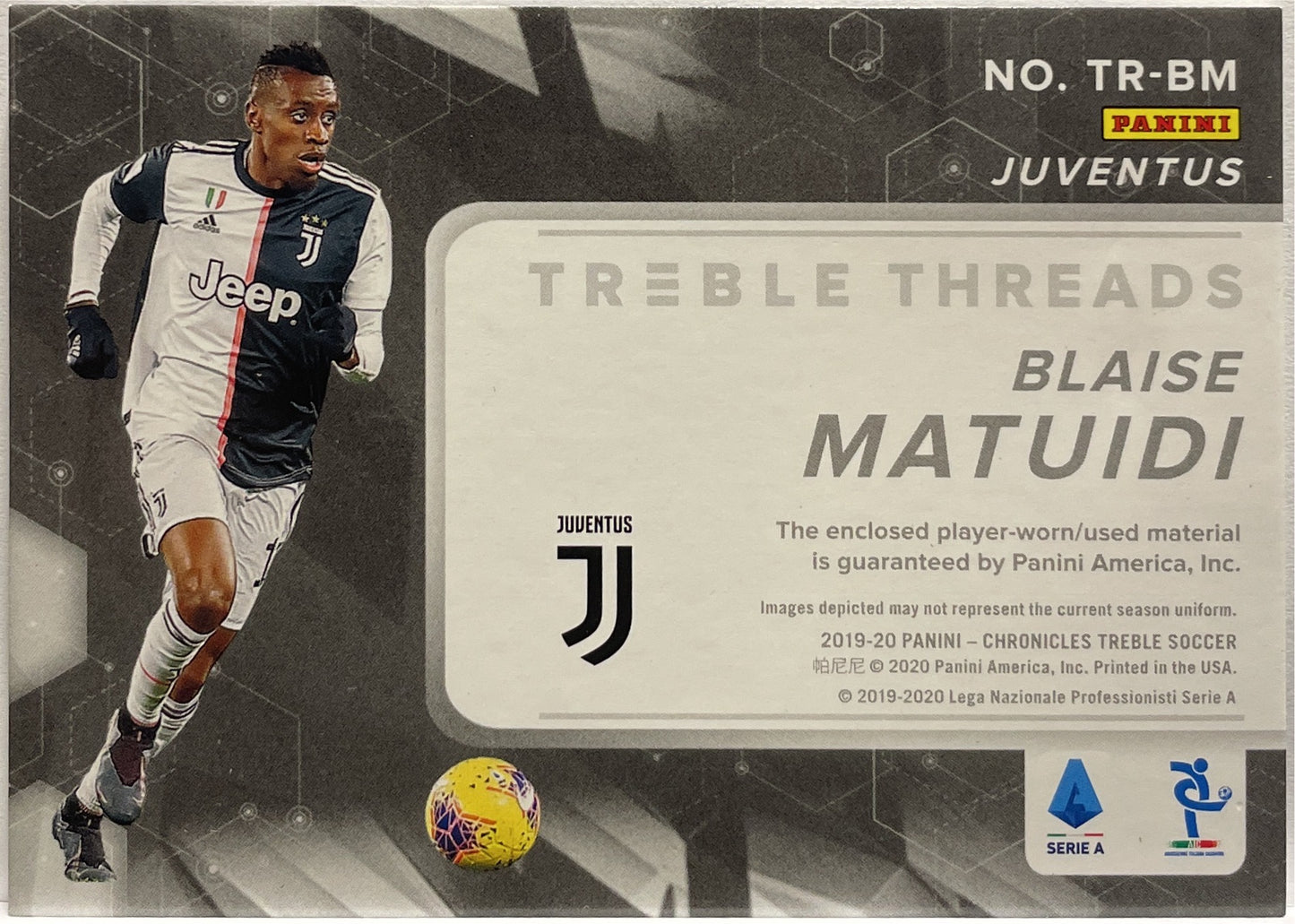 Blaise Matuidi Patch Treble Threads Treble Chronicles 2019/20