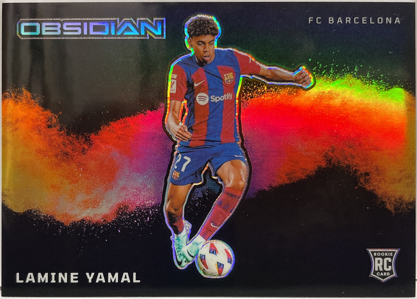 Lamine Yamal Rookie Black Color Blast Obsidian 2023/24