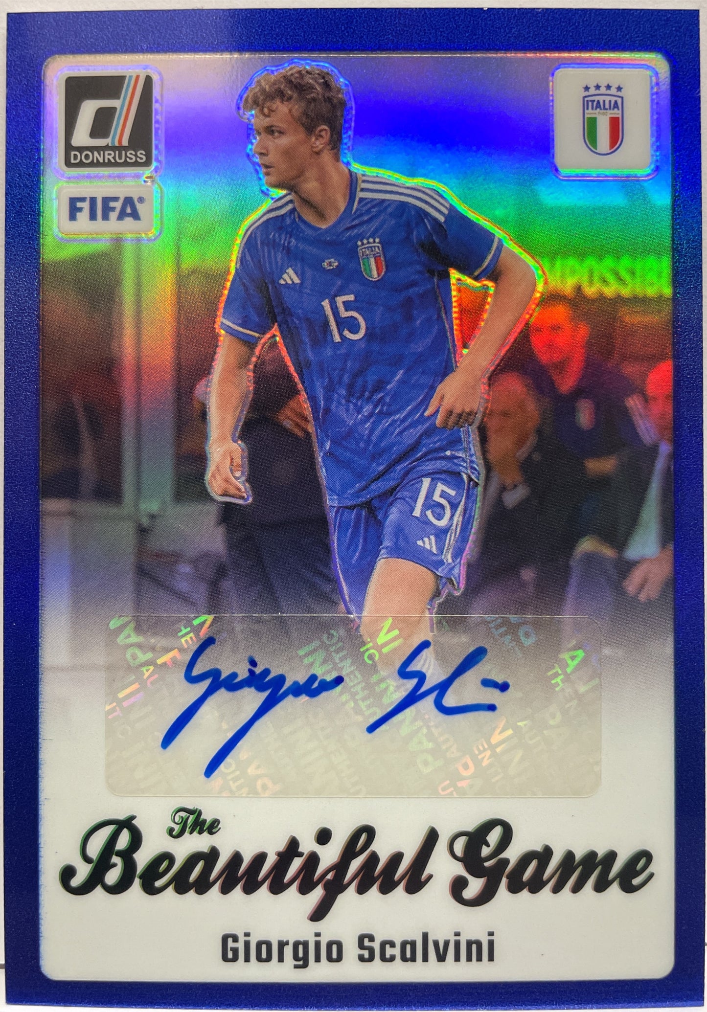 Giorgio Scalvini 23/99 Autograph The Beautiful Game Donruss 2023/24