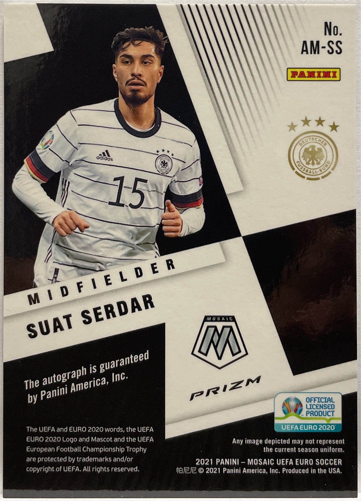 Suat Serdar Autograph Mosaic Uefa Euro 2020