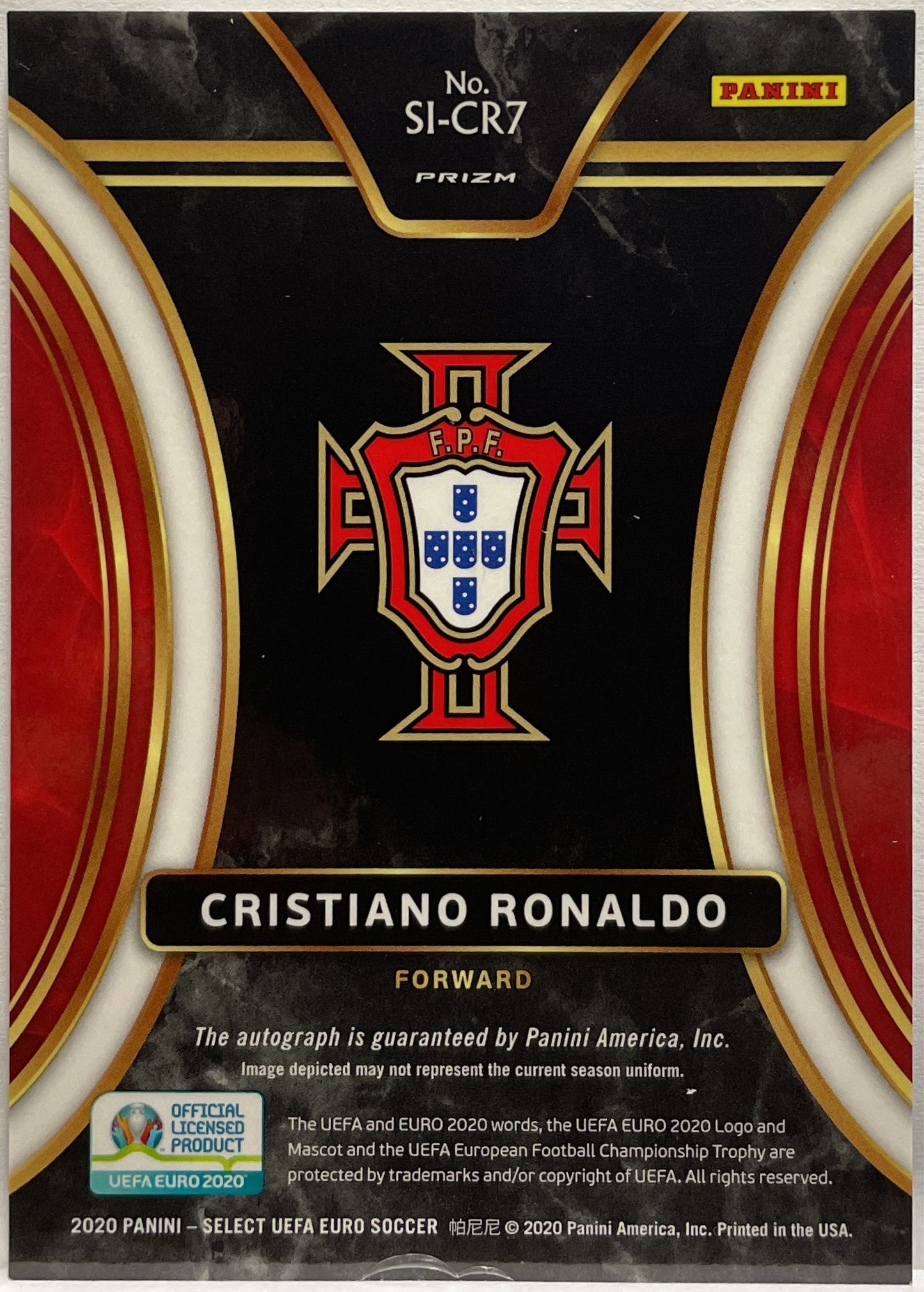 Cristiano Ronaldo Autograph Select Uefa Euro 2020