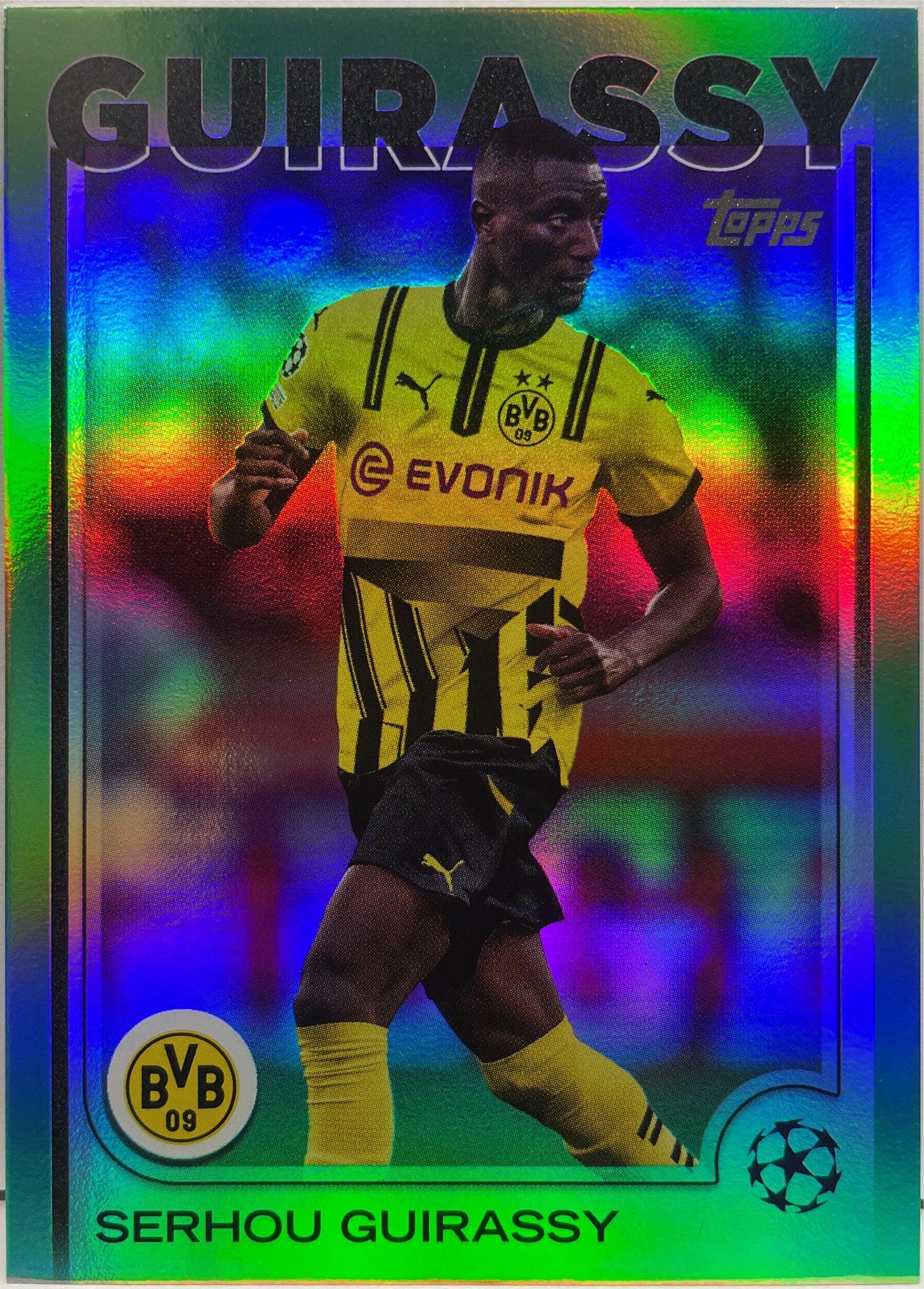Serhou Guirassy 35/99 Green Topps UCC 2024/25