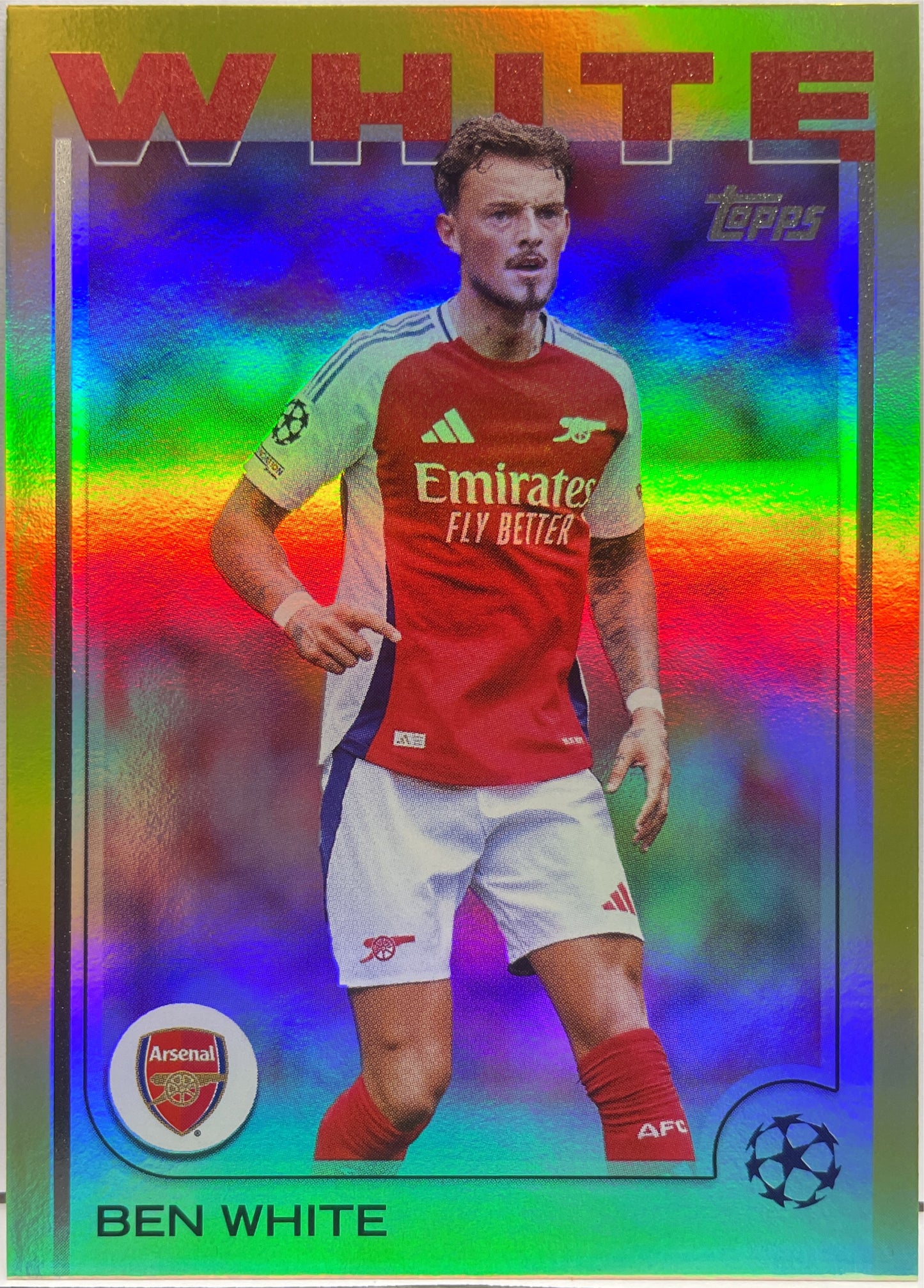 Ben White 44/175 Yellow Topps UCC 2024/25