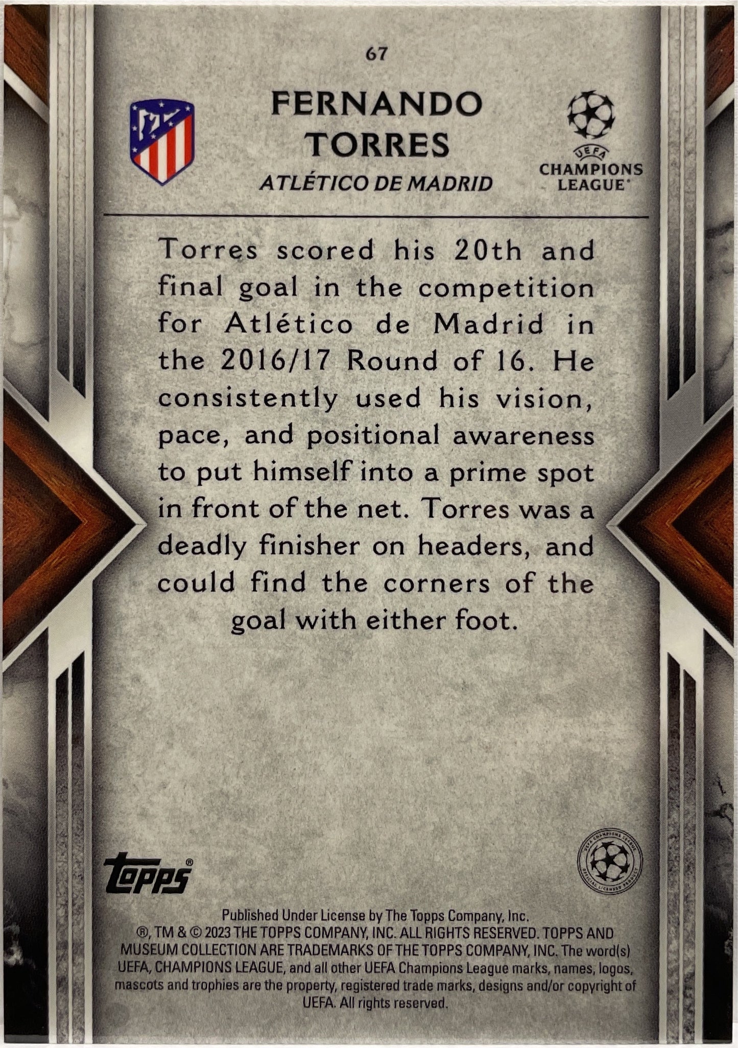 Fernando Torres Topps Museum 2022/23