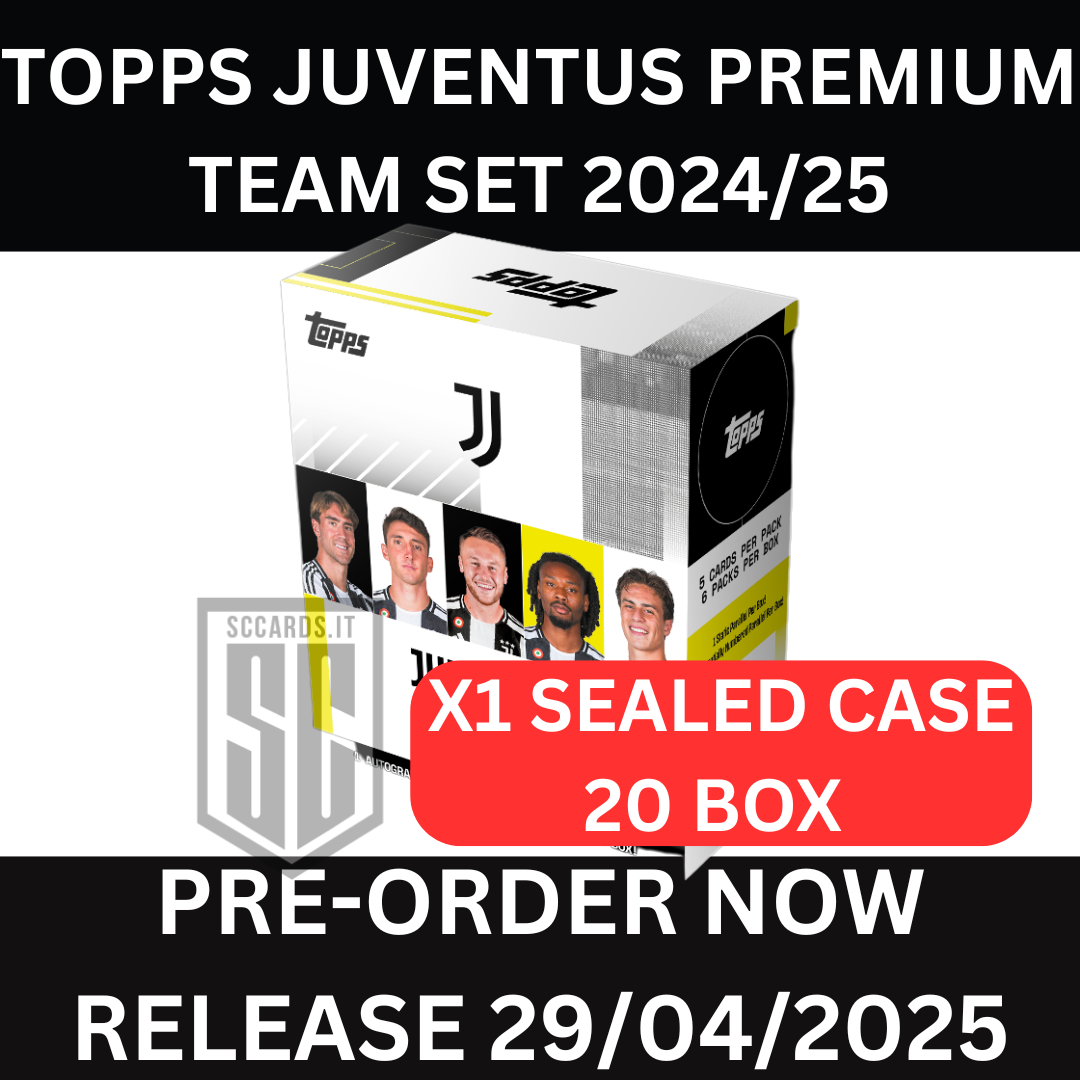 Pre-Order Topps Juventus Premium Team Set Box 2024/25-SEALED CASE-(20 Box)