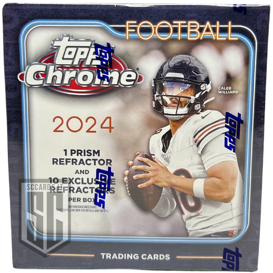 Topps Chrome NFL Mega Box 2024