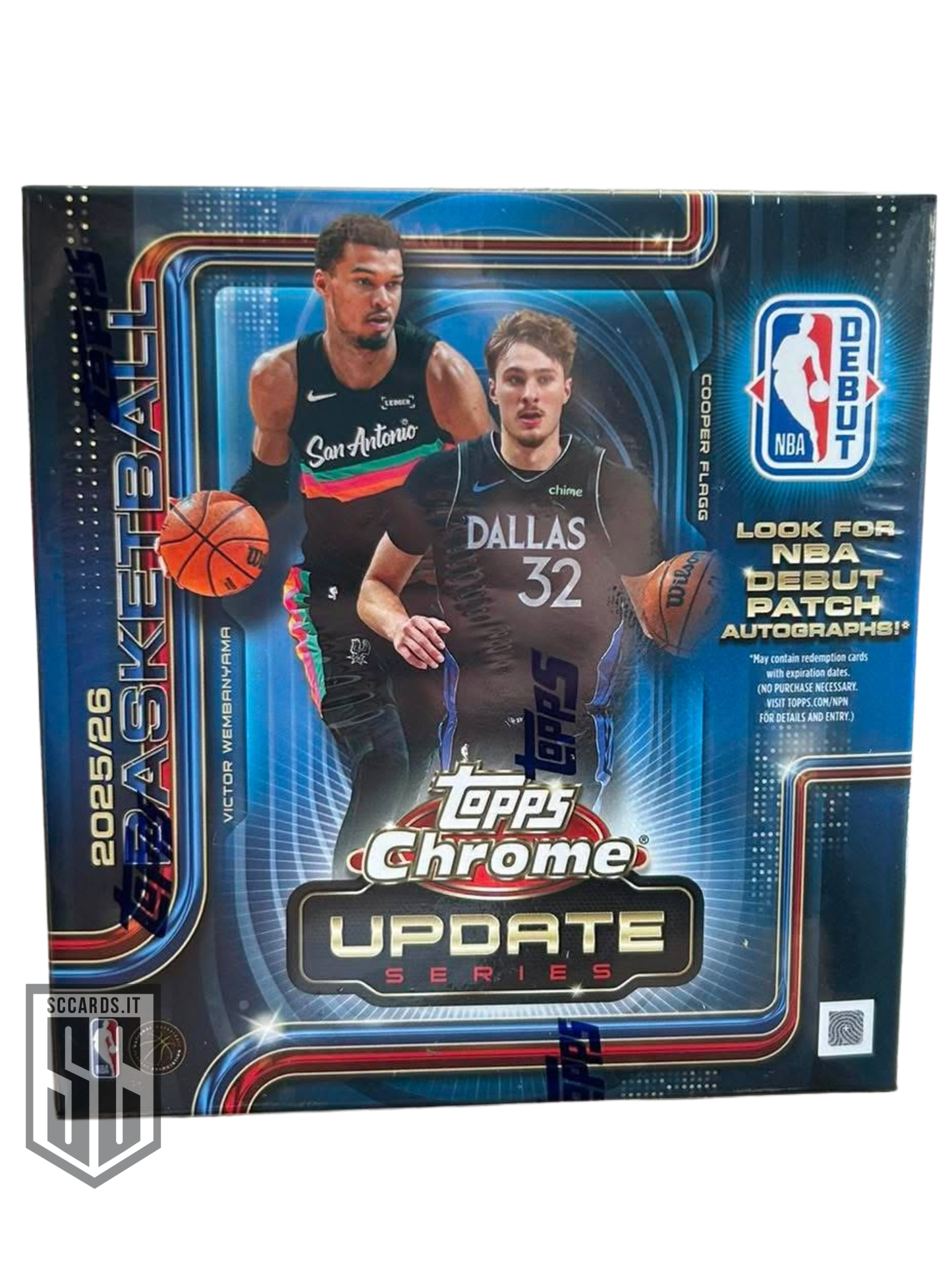 Topps Chrome Updates Nba Basketball Mega Box 2025/26
