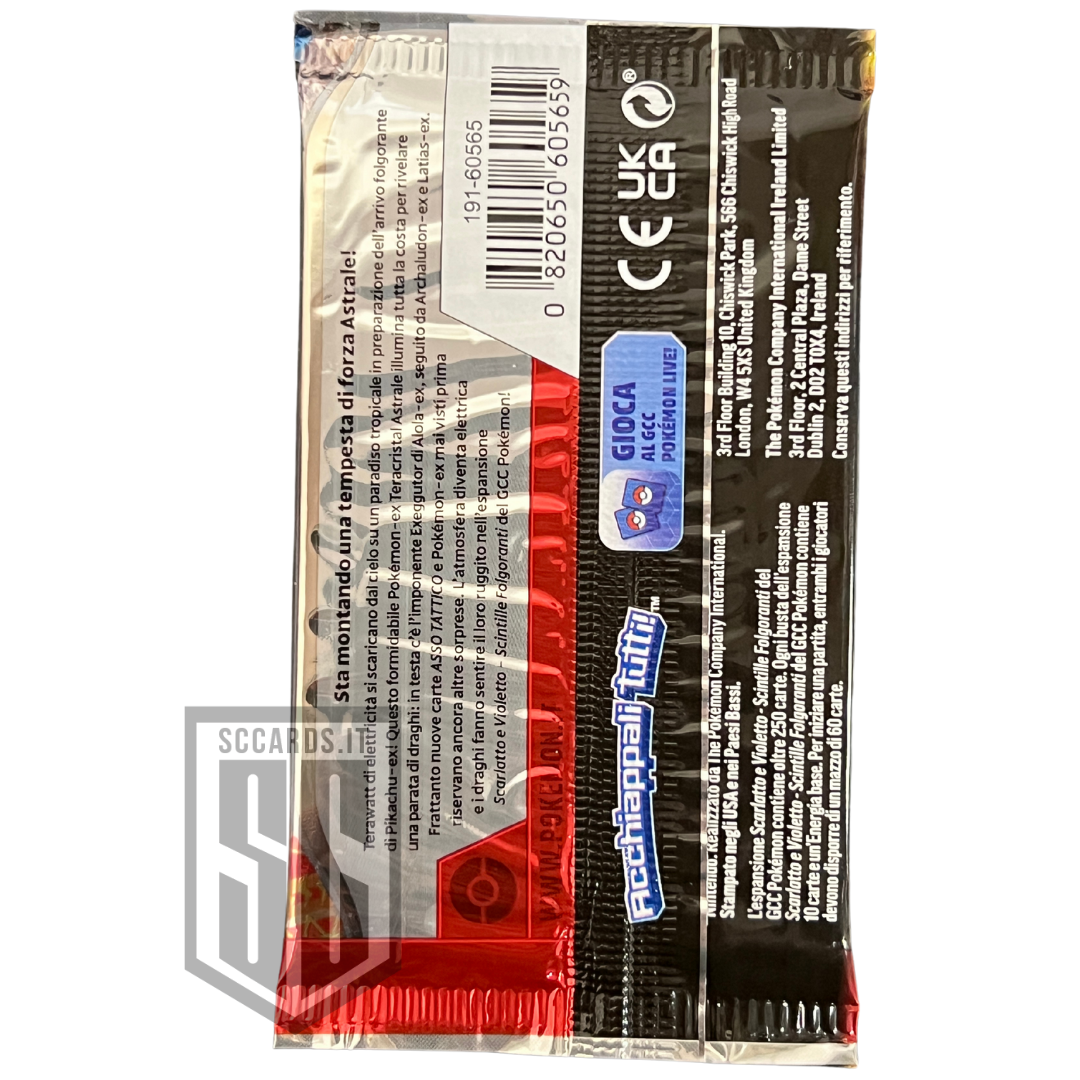 Pokemon Scarlatto E Violetto Scintille Folgoranti Pack Ita