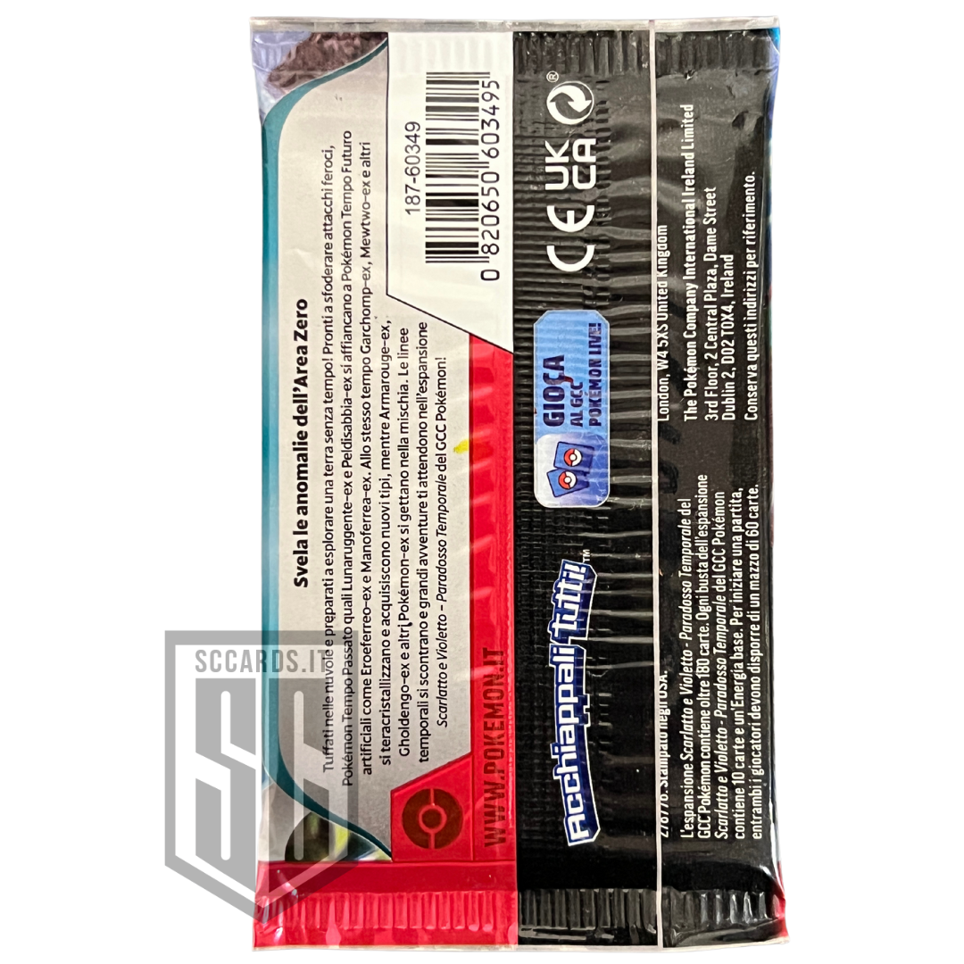 Pokemon Scarlatto E Violetto Paradosso Temporale Pack Ita