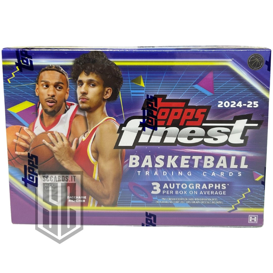 Topps Finest Basketball Breaker Box 2024/25-SEALED CASE-(10 BOX)