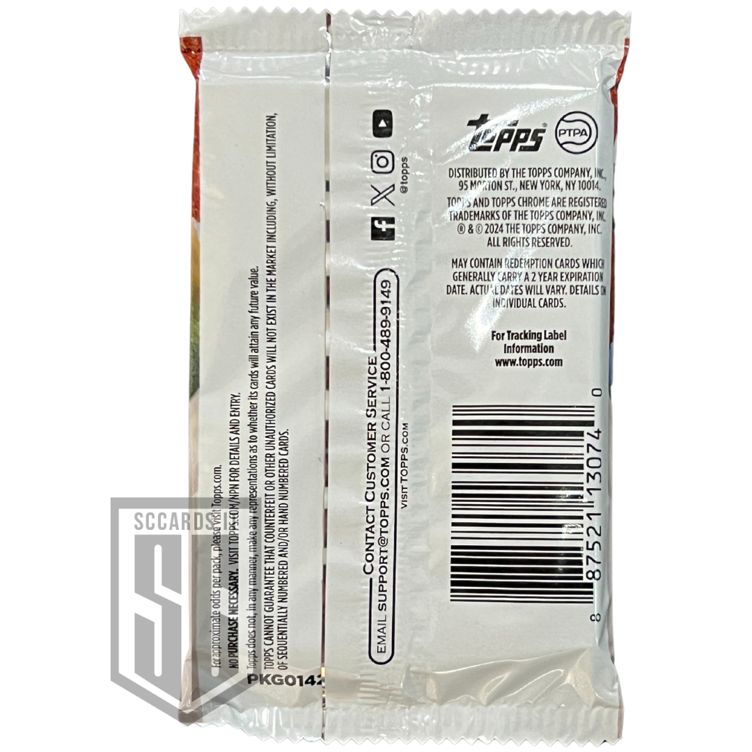 Topps Chrome Tennis Hobby Pack 2024