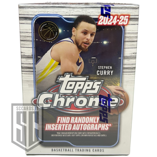 Topps Chrome Nba Basketball Blaster Box 2024/25