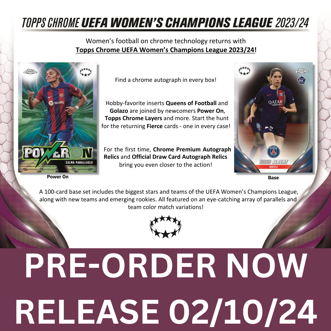 Topps Chrome Women's Champions League 2023/24 Hobby Box