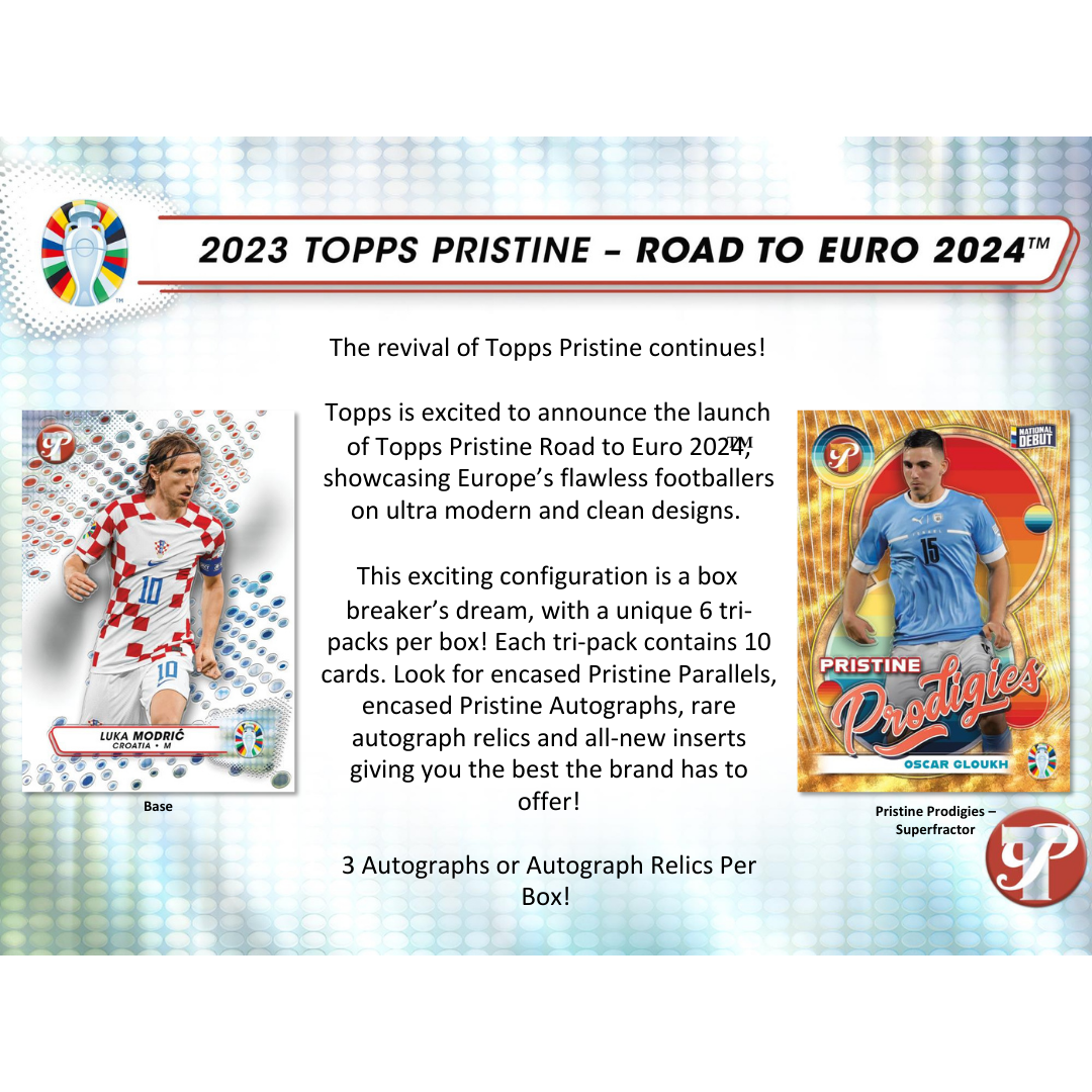 Topps Pristine Road to Euro Hobby Box 2024