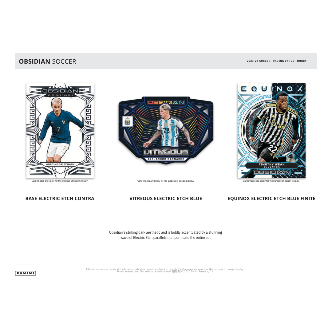 Pre-Order Panini Obsidian Soccer Hobby Box 2023/24